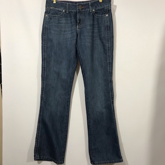 NWT Wrangler Mae Bootcut Denim Jeans 3/4 5/6 - Picture 2 of 6